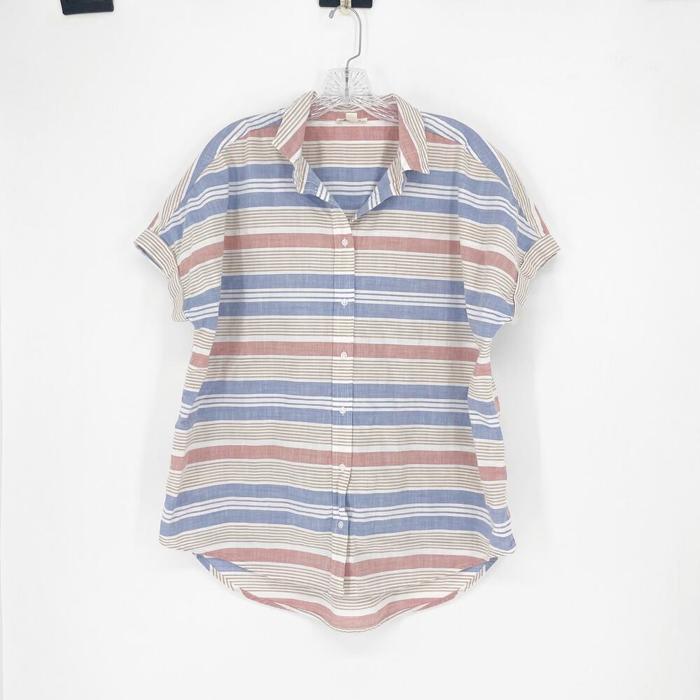 Goodthreads Short Sleeve Button-up Top Size XL